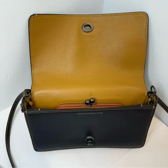 Coach Dinky Leather Crossbody Purse - Picture 5 of 17